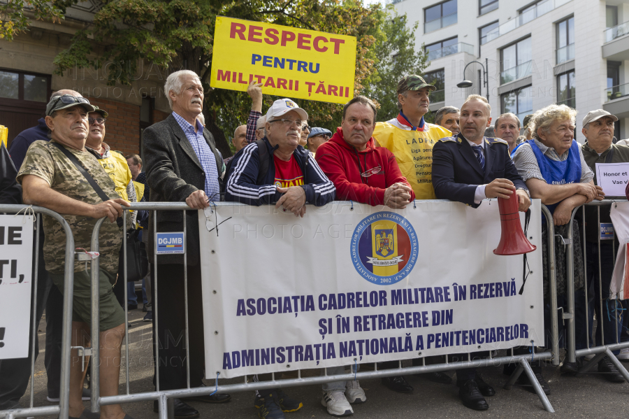 BUCURESTI - MILITARI REZERVISTI - PROTEST - 17 SEP 2024