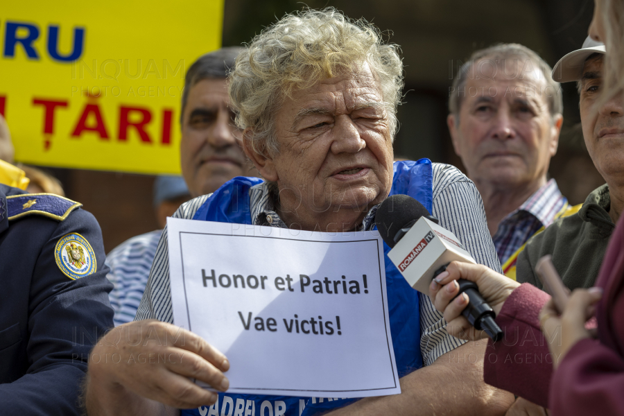 BUCURESTI - MILITARI REZERVISTI - PROTEST - 17 SEP 2024