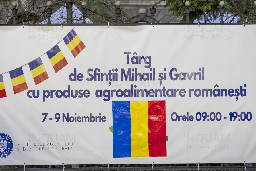 BUCURESTI - MINISTERUL AGRICULTURII - TARG SF. MIHAIL SI GAVRIL - 7 NOI 2024