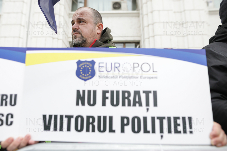 BUCURESTI - MINISTERUL FINANTELOR - PROTEST - EUROPOL - 15 DEC 2022