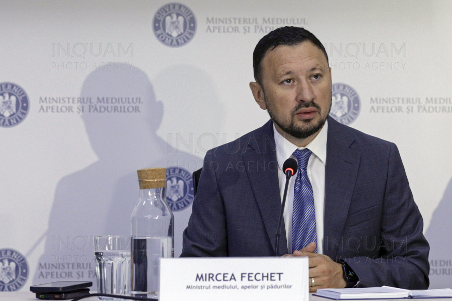 BUCURESTI - MINISTERUL MEDIULUI - CONFERINTA - 29 AUG 2024