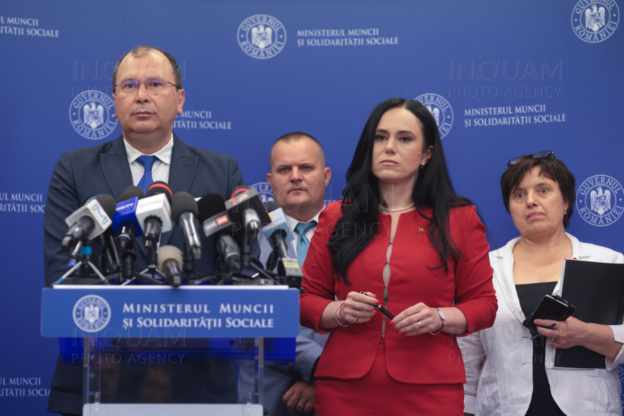 BUCURESTI - MINISTERUL MUNCII - CONFERINTA - REFORMA SISTEMULUI DE PENSII - 22 AUG 2024