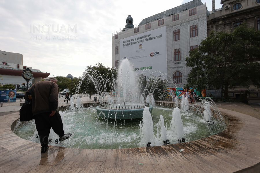 BUCURESTI - PALATUL UNIVERSITATII - CONSOLIDARE SI RESTAURARE - 27 AUG 2024