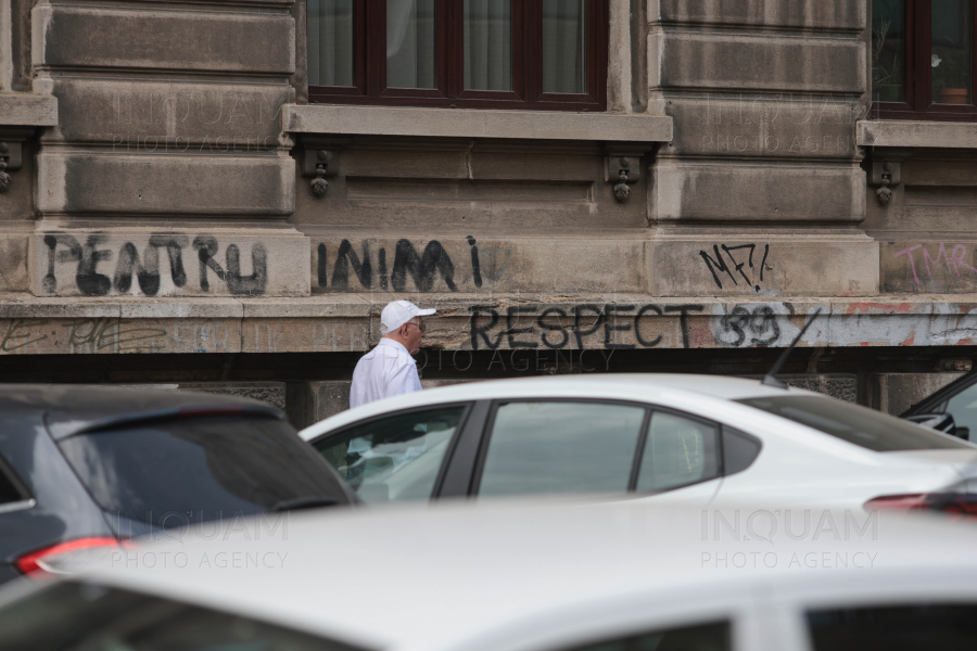 BUCURESTI - PALATUL UNIVERSITATII - CONSOLIDARE SI RESTAURARE - 27 AUG 2024