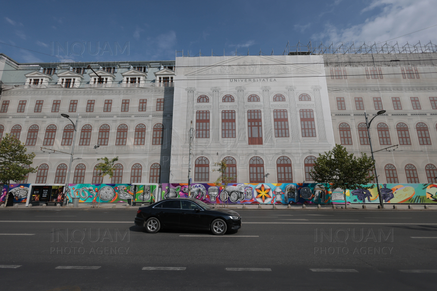 BUCURESTI - PALATUL UNIVERSITATII - CONSOLIDARE SI RESTAURARE - 27 AUG 2024