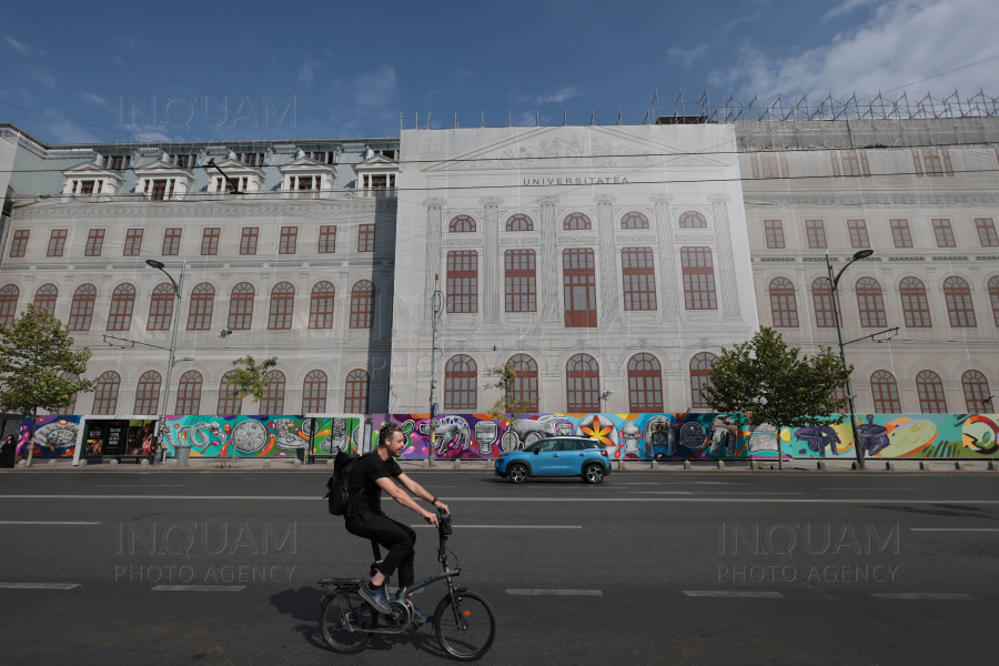 BUCURESTI - PALATUL UNIVERSITATII - CONSOLIDARE SI RESTAURARE - 27 AUG 2024