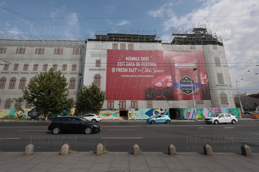 BUCURESTI - PALATUL UNIVERSITATII - CONSOLIDARE SI RESTAURARE - 27 AUG 2024