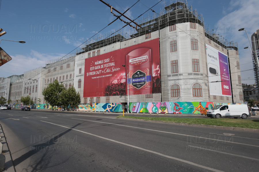 BUCURESTI - PALATUL UNIVERSITATII - CONSOLIDARE SI RESTAURARE - 27 AUG 2024