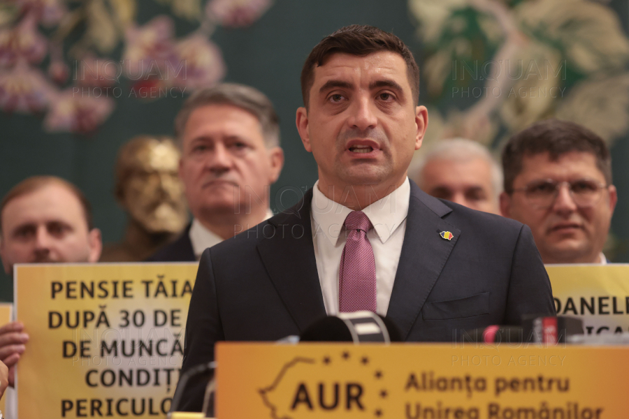 BUCURESTI - PARLAMENT - AUR - DECLARATII - 2 SEP 2024