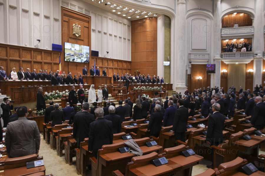 BUCURESTI - PARLAMENT - JURAMANT - KLAUS IOHANNIS - AL DOILEA MANDAT