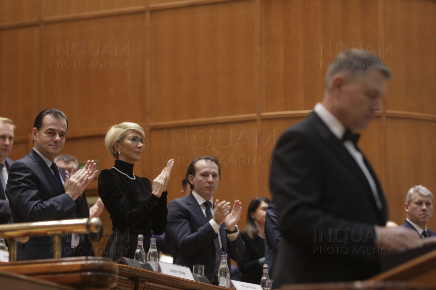 BUCURESTI - PARLAMENT - JURAMANT - KLAUS IOHANNIS - AL DOILEA MANDAT