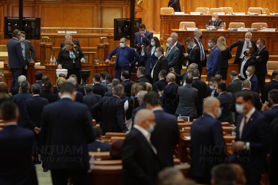 BUCURESTI - PARLAMENT - MOTIUNE GUVERN CITU - 5 OCT 2021