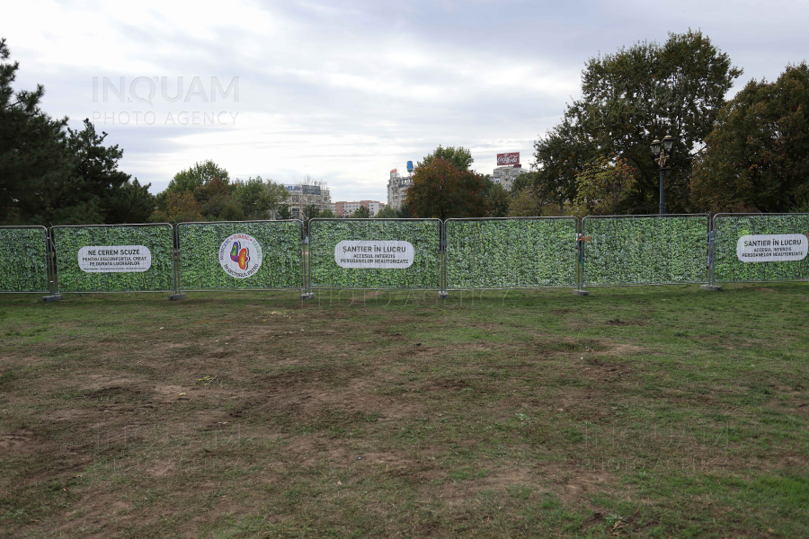 BUCURESTI - PIATA UNIRII - GARDURI SANTIER - 14 OCT 2024