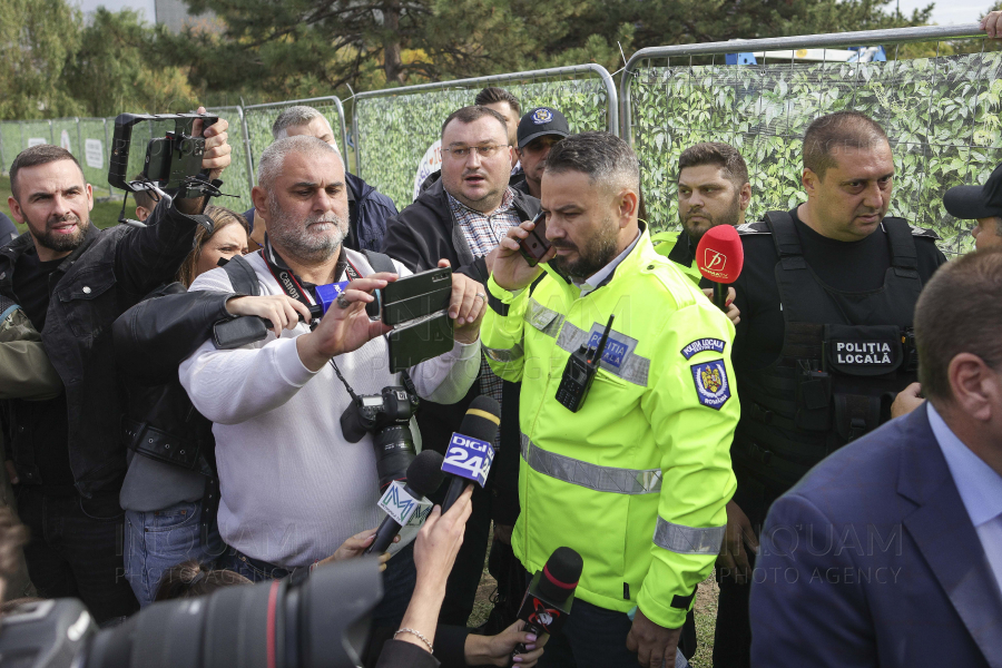 BUCURESTI - PIATA UNIRII - SANTIER PLANSEU DAMBOVITA - 14 OCT 2024