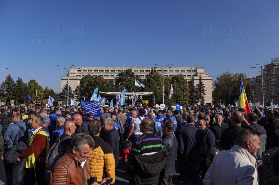 BUCURESTI - PIATA VICTORIEI - PROTEST - 25 OCT 2024