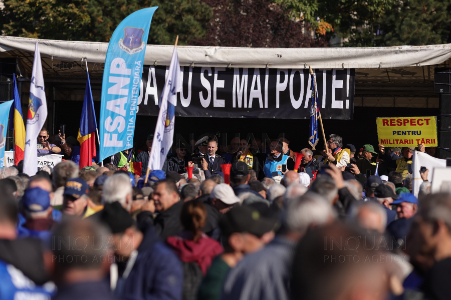 BUCURESTI - PIATA VICTORIEI - PROTEST - 25 OCT 2024