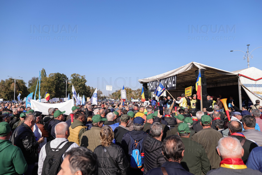 BUCURESTI - PIATA VICTORIEI - PROTEST - 25 OCT 2024