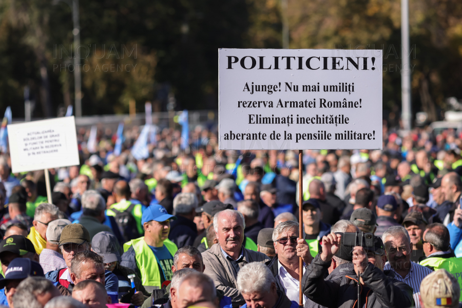 BUCURESTI - PIATA VICTORIEI - PROTEST - 25 OCT 2024