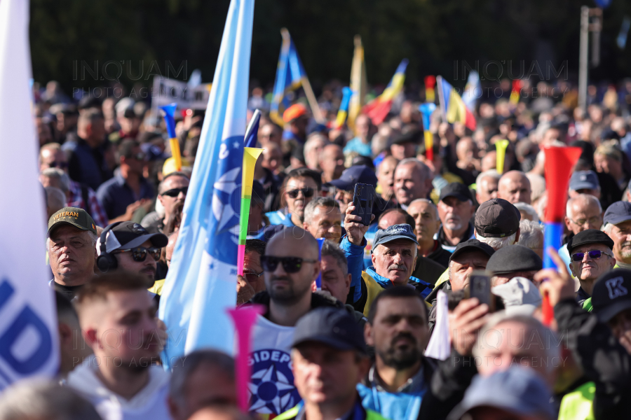 BUCURESTI - PIATA VICTORIEI - PROTEST - 25 OCT 2024