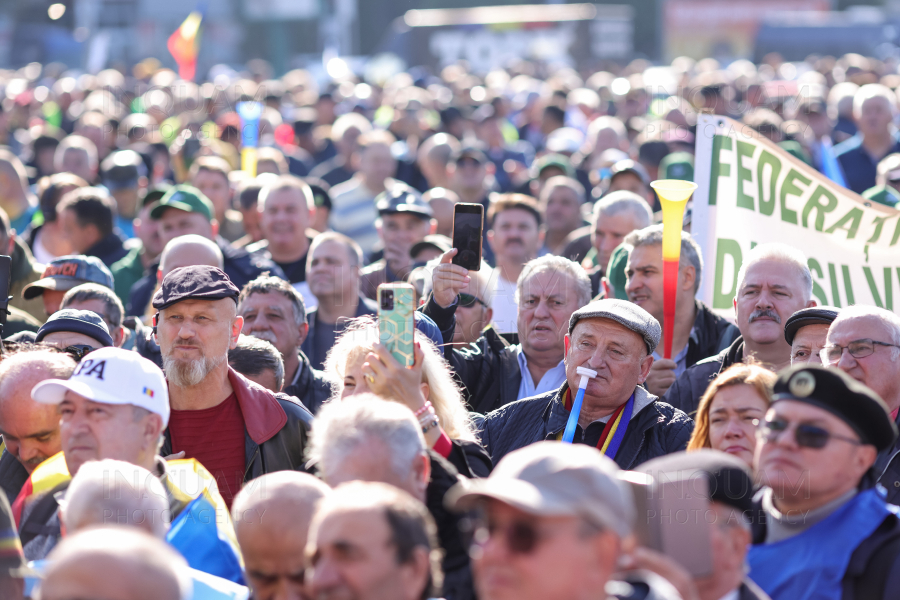 BUCURESTI - PIATA VICTORIEI - PROTEST - 25 OCT 2024