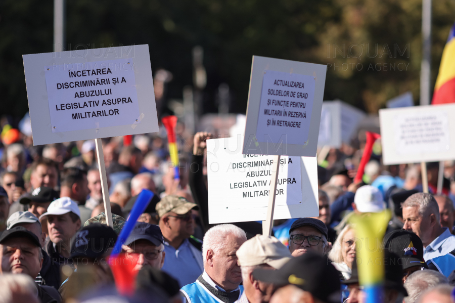 BUCURESTI - PIATA VICTORIEI - PROTEST - 25 OCT 2024