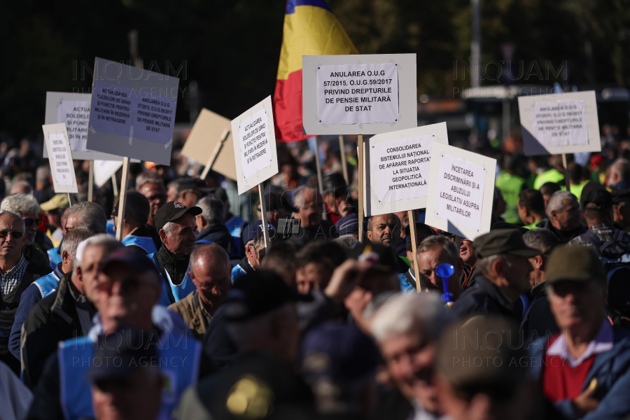 BUCURESTI - PIATA VICTORIEI - PROTEST - 25 OCT 2024