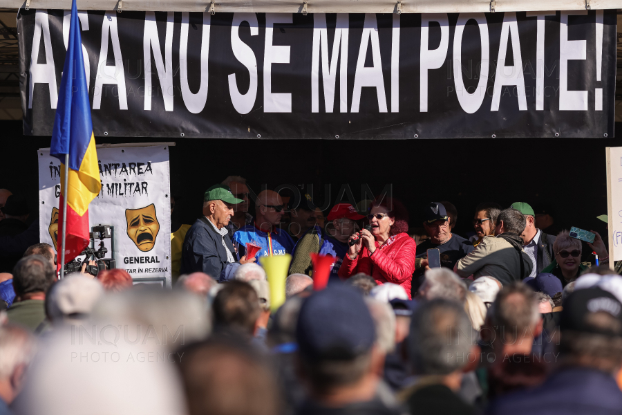 BUCURESTI - PIATA VICTORIEI - PROTEST - 25 OCT 2024