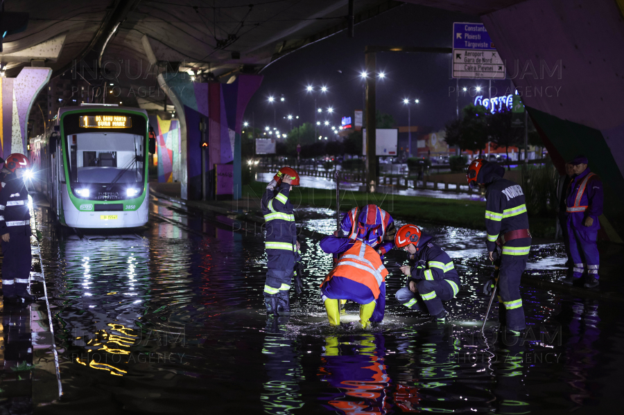 BUCURESTI - PLOAIE - TRAMVAIE BLOCATE - 29 SEP 2024