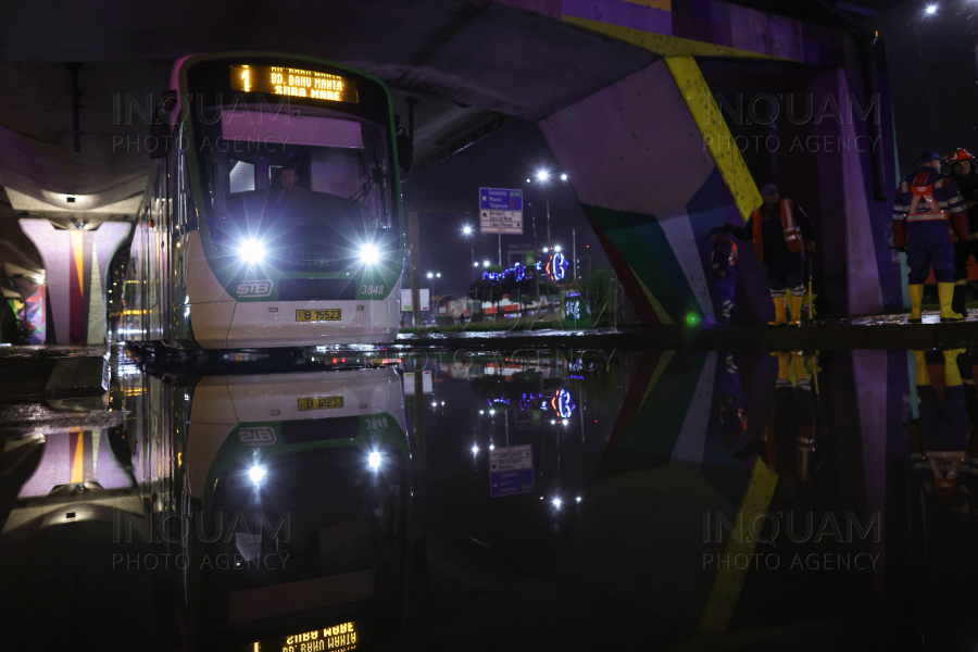 BUCURESTI - PLOAIE - TRAMVAIE BLOCATE - 29 SEP 2024