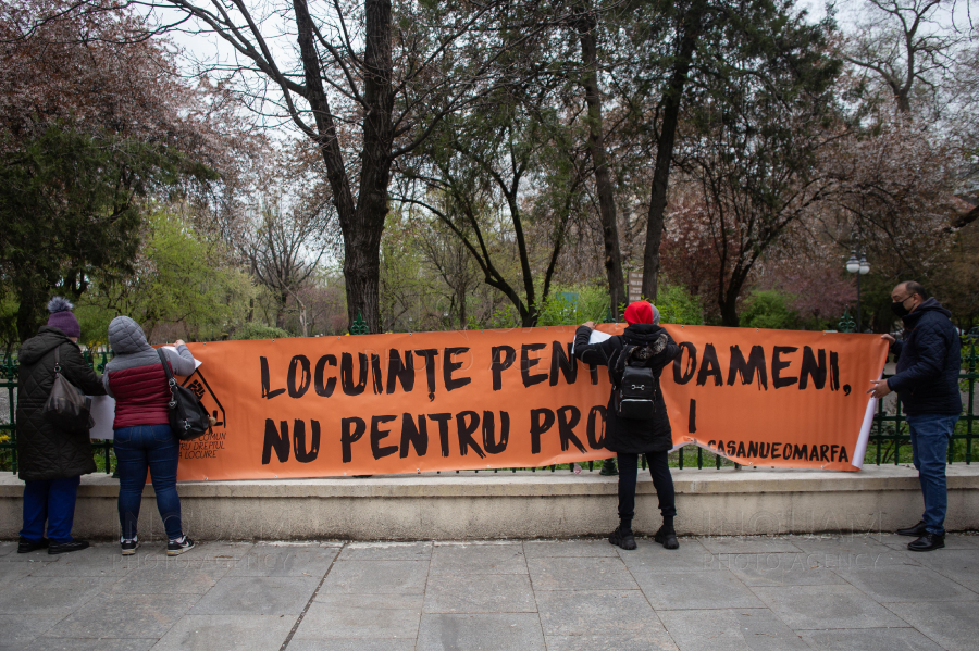 BUCURESTI - PRIMARIA CAPITALEI - PROTEST - 15 APR 2021