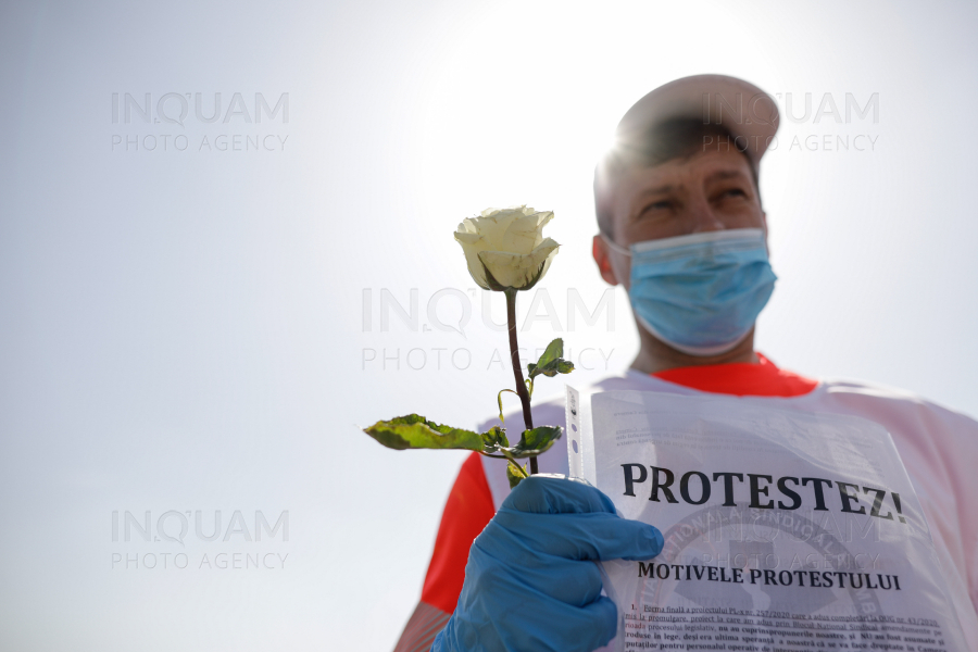 BUCURESTI - PROTEST - AMBULANTIERI - 10 IUNIE 2020