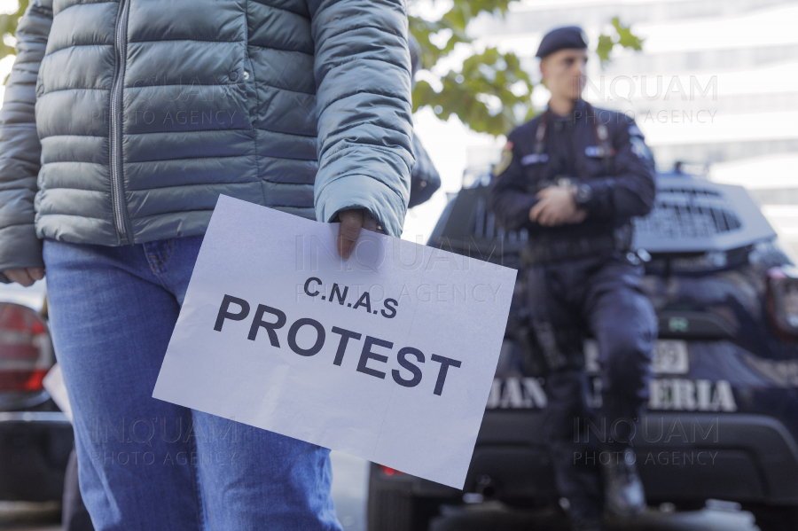 BUCURESTI - PROTEST - CNAS - 9 NOI 2023