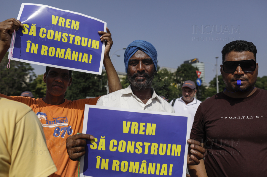 BUCURESTI - PROTEST - CONSTRUCTII - ELIMINARE FACILITATI FISCALE - 26 IUL 2023
