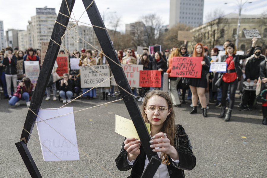 BUCURESTI - PROTEST - DREPTURI REPRODUCTIVE - 8 MAR 2023