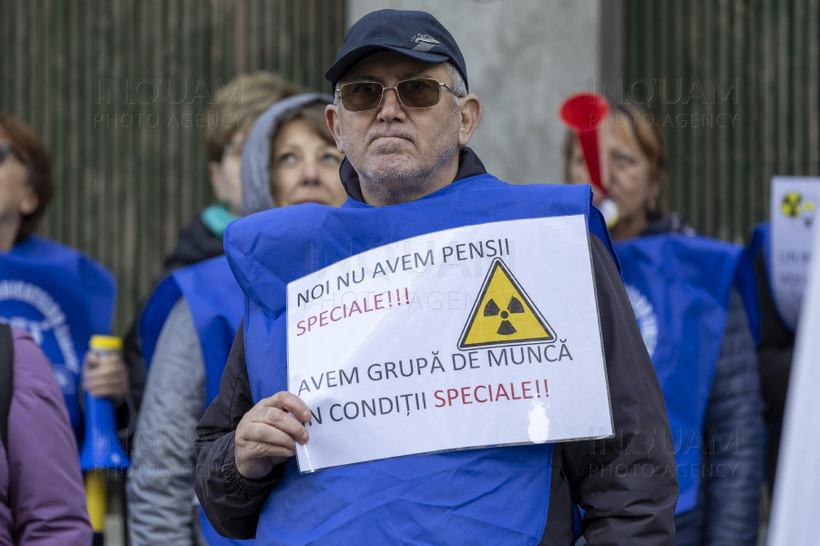 BUCURESTI - PROTEST - FEDERATIA SINDICATELOR ENERGETICA - 20 NOI 2024