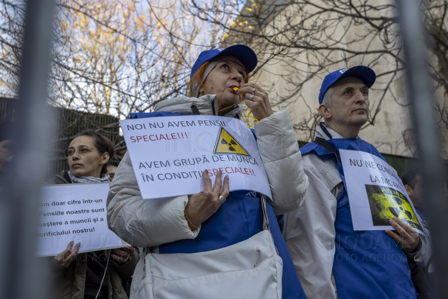 BUCURESTI - PROTEST - FEDERATIA SINDICATELOR ENERGETICA - 20 NOI 2024