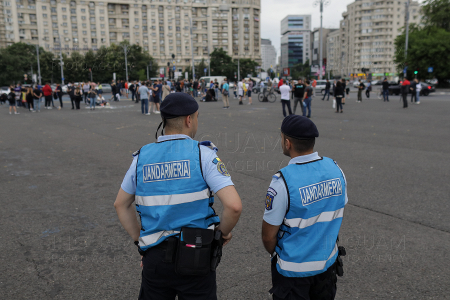 BUCURESTI - PROTEST - LEGILE SECURITATII NATIONALE - 11 IUN 2022