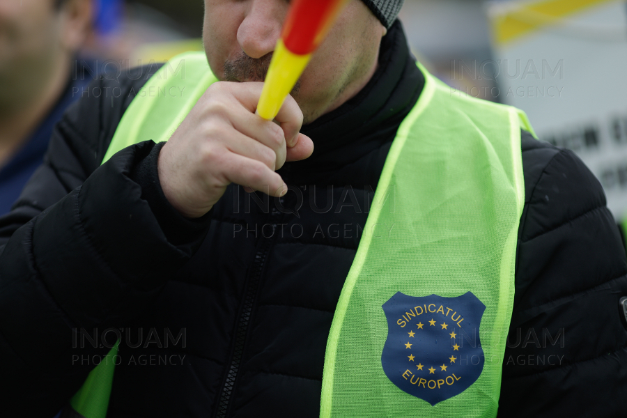 BUCURESTI - PROTEST - SINDICAT EUROPOL - MAI - 17 NOI 2022