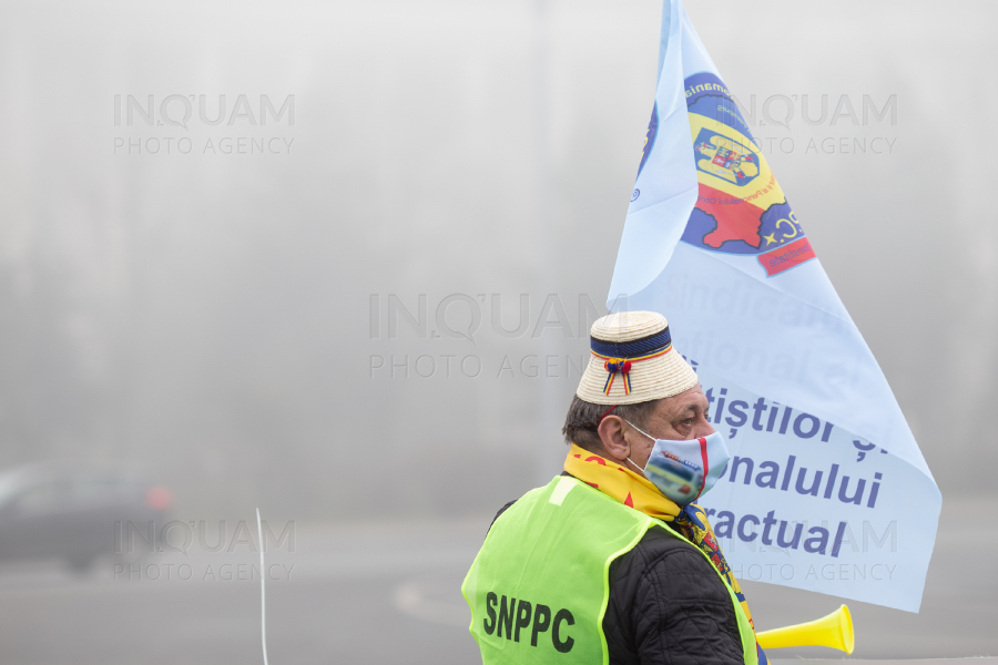 BUCURESTI - PROTEST - SNPPC - 23 FEB 2021