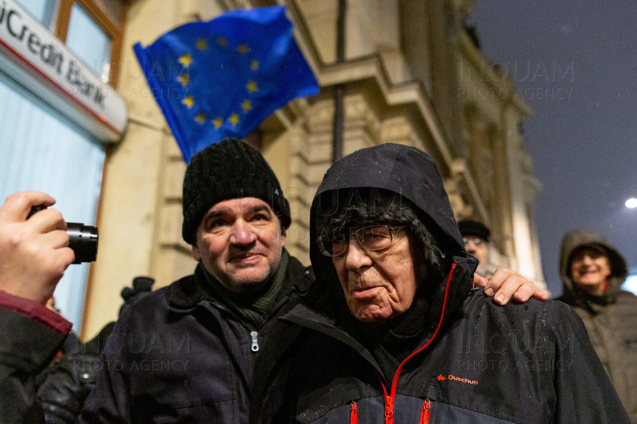 BUCURESTI - PROTEST - VREM EUROPA NU DICTATURA