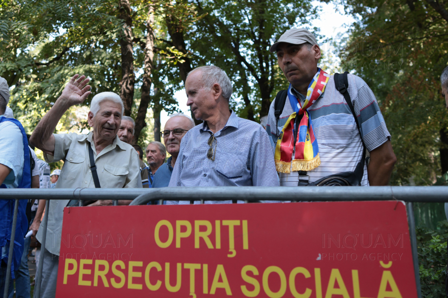 BUCURESTI - PROTEST CADRE MILITARE DISPONIBILZIATE - PSD - 3 SEP 2024