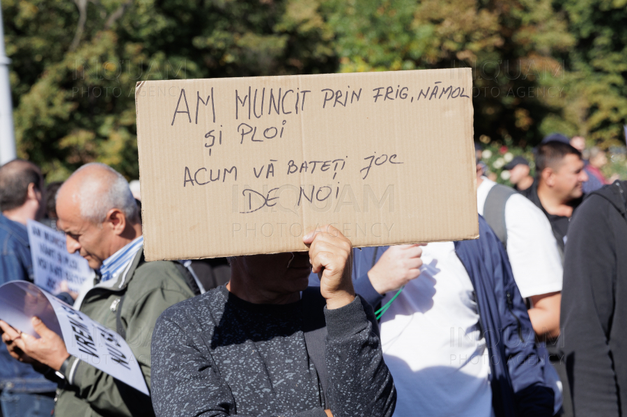 BUCURESTI - PROTEST MINERI - 2 OCT 2024