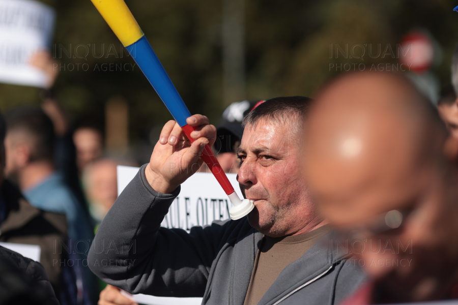 BUCURESTI - PROTEST MINERI - 2 OCT 2024