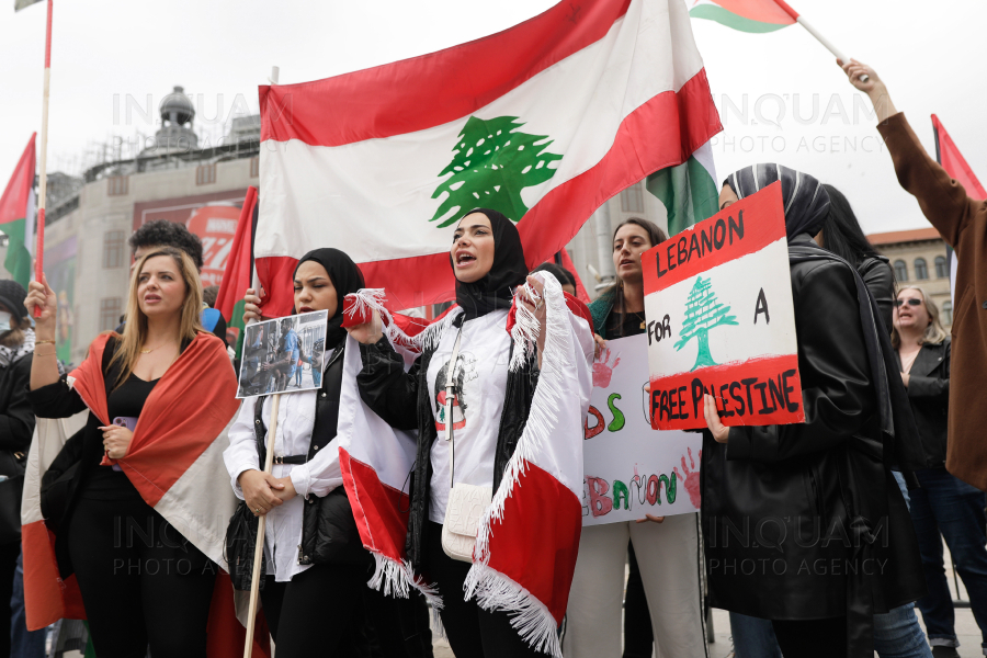 BUCURESTI - PROTEST PRO-PALESTINA - 12 OCT 2024