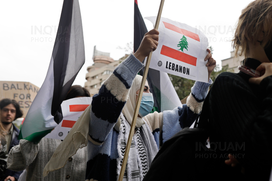 BUCURESTI - PROTEST PRO-PALESTINA - 12 OCT 2024