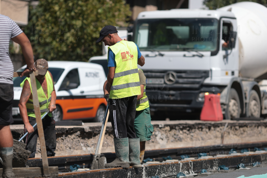 BUCURESTI - REABILITARE LINIA 5 DE TRAMVAI - 22 AUG 2024