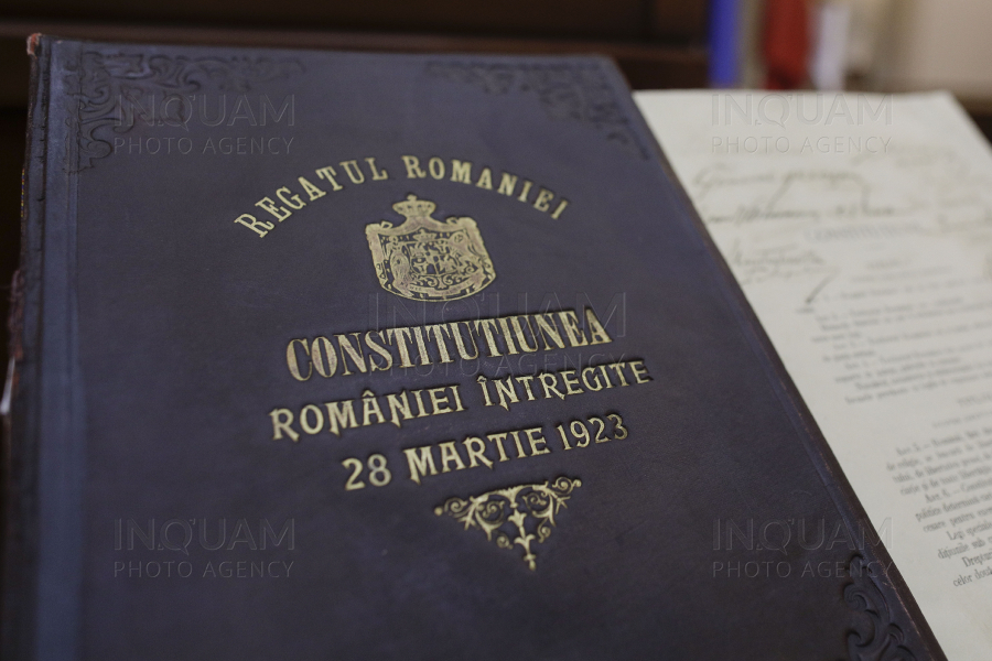 BUCURESTI - SENAT - CENTENAR CONSTITUTIE INTREGITA - 27 MAR 2023