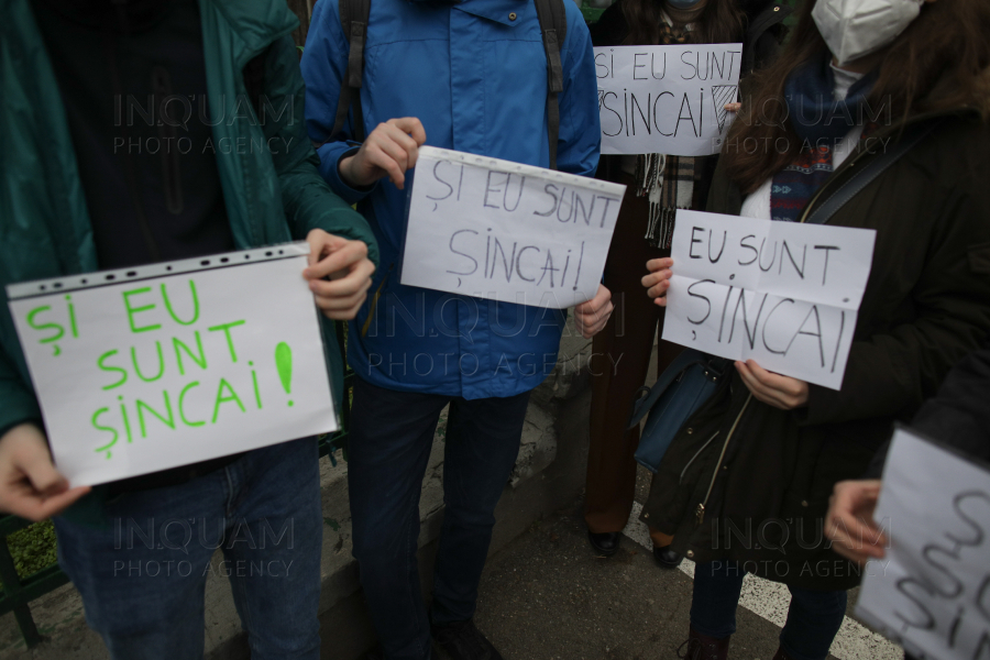 BUCURESTI - SINCAI - PROTEST - 11 FEB 2021