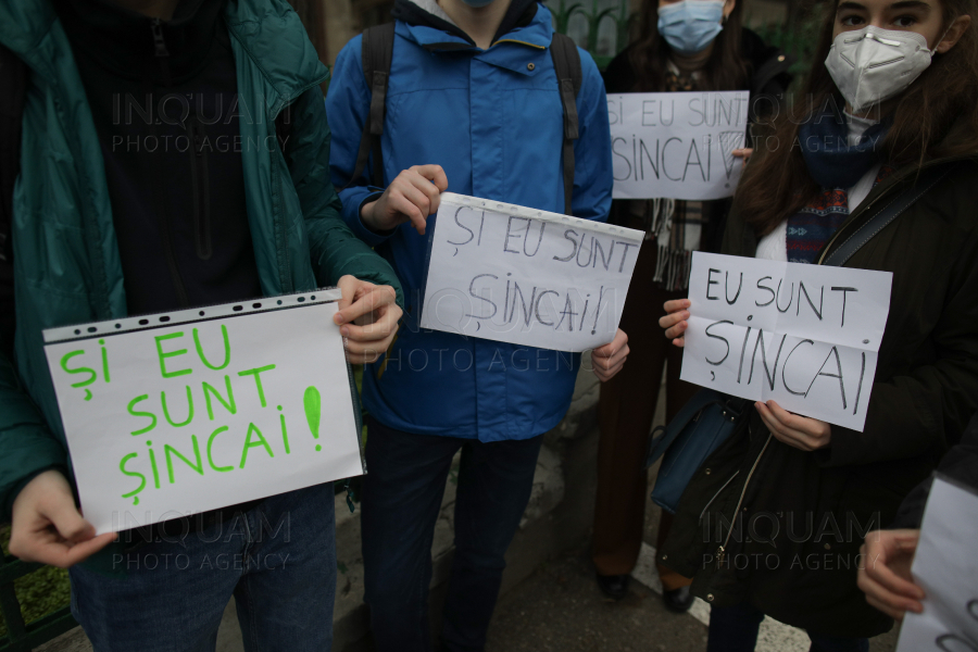BUCURESTI - SINCAI - PROTEST - 11 FEB 2021