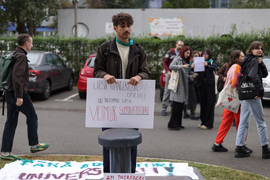 BUCURESTI - SNSPA - PROTEST - 1 OCT 2024